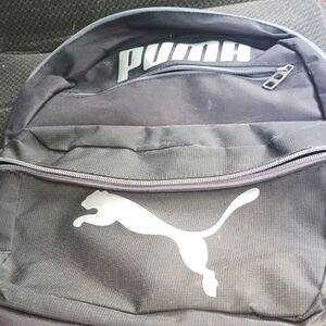 Puma Black Backpack Sporty Design